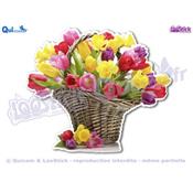 Autocollant fleurs Bouquet Tulipes