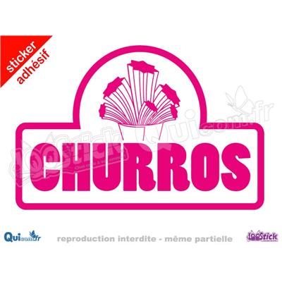 Sticker Churros Titre Cornet