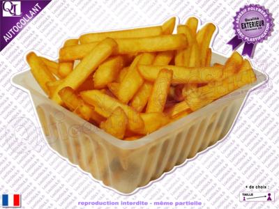 Autocollant Barquette de Frites