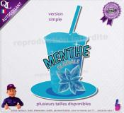 autocollant GRANITE parfum MENTHE GLACIALE sticker