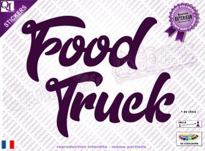 Stickers Lettrage FOOD TRUCK Titre (ref3)