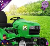 Autocollant LOGO ref 4 paysagiste jardinier elagueur