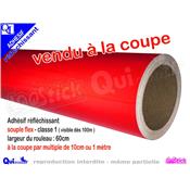 Adhésif Réfléchissant souple ROUGE vendu à la coupe