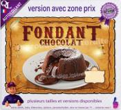Autocollant FONDANT CHOCOLAT affiche western indien