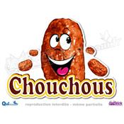 Autocollant Chouchou Cartoon lettrage