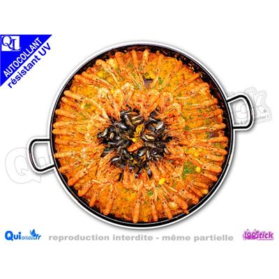 Autocollant PAELLA RONDE 