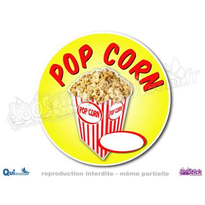 Autocollant Stick'Tarif Pop-Corn