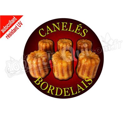 Autocollant CANELES Bordelais (ref4)