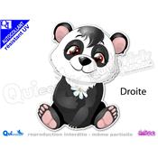 Autocollant Panda Cartoon