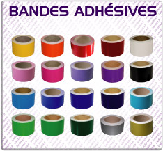 Bandes autocollantes