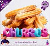 Autocollant CHURROS titre 3D churros sucrés