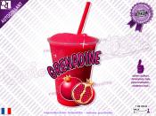 Sticker autocollant GRANITA GRENADINE rsistant UV