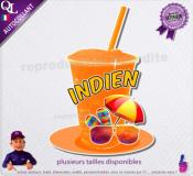 autocollant GRANITE parfum INDIEN- sticker