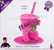 autocollant GRANITE parfum FRAMBOISE sticker