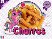 Autocollant Churros LICORNE