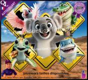 Autocollant PANNEAU AUSTRALIE animaux 3D