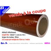 Adhsif Rflchissant souple MARRON vendu  la coupe