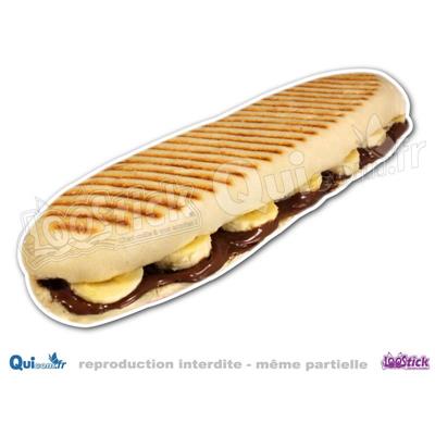 Autocollant PANINI Nutella Banane