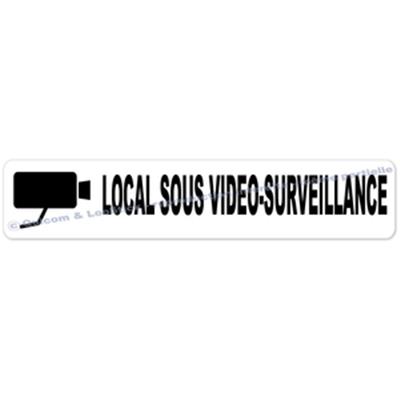 Autocollants Local sous Vidéo Surveillance (PM)