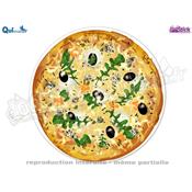 Autocollant Pizza 4 Fromages