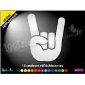 Sticker ROCK METAL METALLEUX