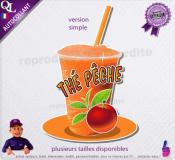autocollant GRANITE parfum THE PECHE sticker