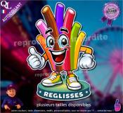 Autocollant REGLISSES AMERICAINS COMIQUE ref1