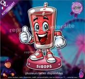 Autocollant SIROPS COMIQUE ref1