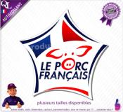 Autocollant VIANDE LE PORC FRANCAIS