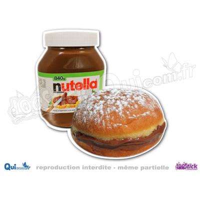 Autocollant Beignet Pot Nutella