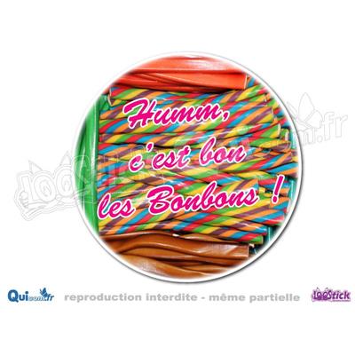 Autocollant Bonbons Lacets