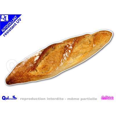 sticker BAGUETTE TRADITION autocollant résistant UV