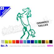 CHEVAL CABRE sticker réfléchissant GRANDE TAILLE