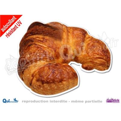 Autocollant CROISSANT Demi-Lune