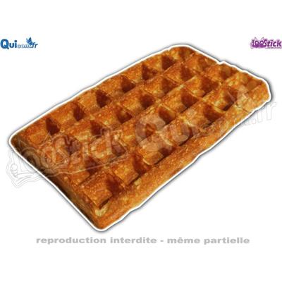 Autocollant Gaufre Nature