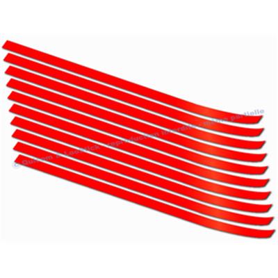 10 Liserets Rouge FLUO 57cm