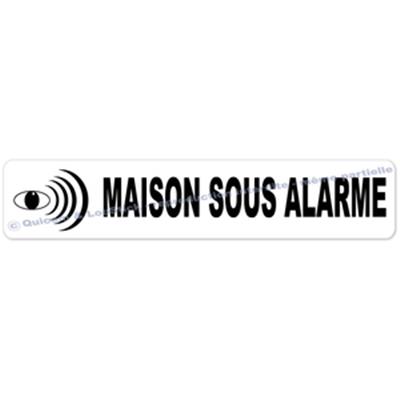 Autocollants Maison sous Alarme (PM)