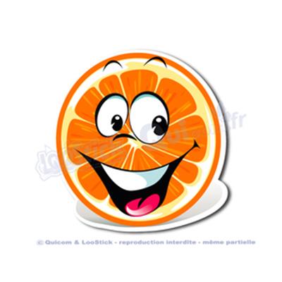 Autocollant Cartoon ORANGE