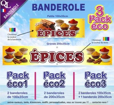 Banderole EPICES Pack éco au choix