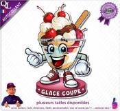 Autocollant GLACE COUPE COMIQUE ref1