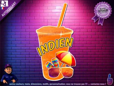 autocollant GRANITE parfum INDIEN- sticker