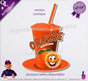 autocollant GRANITE parfum ORANGE SANGUINE sticker