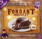 Autocollant FONDANT CHOCOLAT affiche western indien