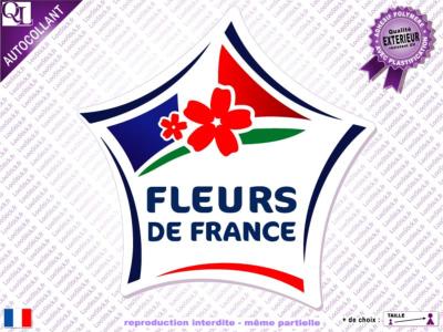 Autocollant FLEURS DE FRANCE