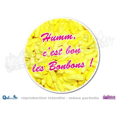 Autocollant Bonbons Bananes