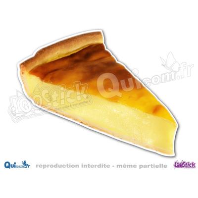 Autocollant Flan Pâtissier