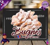 Autocollant BUGNES de PROVENCE TITRE sticker