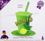 autocollant GRANITE parfum MOJITO sticker