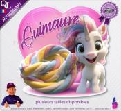 Autocollant GUIMAUVE COEUR licorne 1