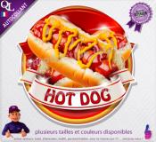Autocollant HOT DOG ruban forain STICKER